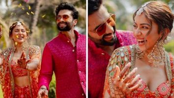 Rakul Preet Singh is a vision to behold in her gorgeous phulkari ensemble by Arpita Mehta for her mehendi ceremony with Jackky Bhagnani