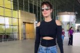 Rhea Chakraborty opts for a comfy casual look as she gets clicked at the airport