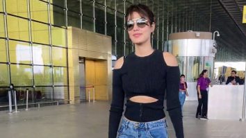 Rhea Chakraborty opts for a comfy casual look as she gets clicked at the airport