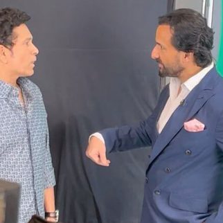 Saif Ali Khan indulging in a deep conversation with cricket legend Sachin Tendulkar goes viral on social media