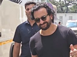Saif Ali Khan waves at paps as he gets clicked in the city
