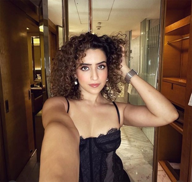 Sanya Malhotra looks sensational in her fierce black corset and pants