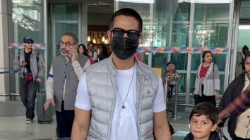 Shahid Kapoor gets clicked with son Zain at the airport
