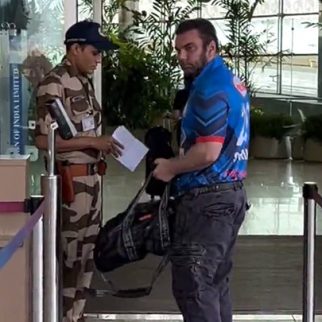 Sohail Khan gets clicked by paps at the airport rocking his blue jersey