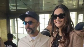 Sonam Kapoor gets clicked with husband Anand Ahuja at the airport