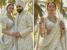 Tarun Tahiliani shares behind-the-scenes of creating Rakul Preet Singh’s chikankari lehenga with celestial mirror work for Anand Karaj ceremony with Jackky Bhagnani, watch