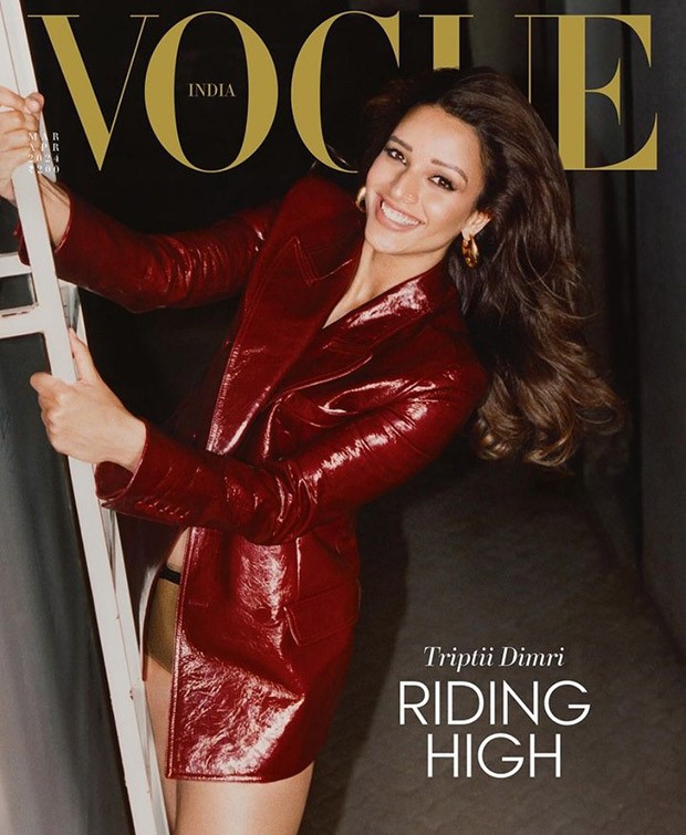 Triptii Dimri sizzles in a bold red blazer, gracing the cover of Vogue