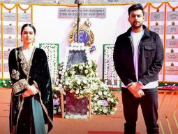 Varun Tej and Manushi Chhillar starrer Operation Valentine team visited the Pulwama memorial