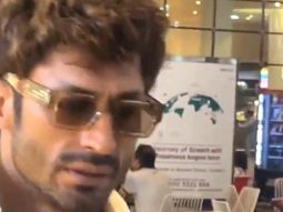 Vidyut Jammwal gets clicked at the airport by paps