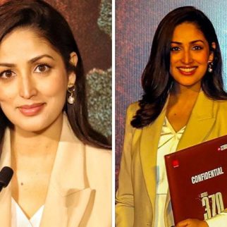 Yami Gautam in a white maxi dress and brown overcoat gives maternity style an upgrade