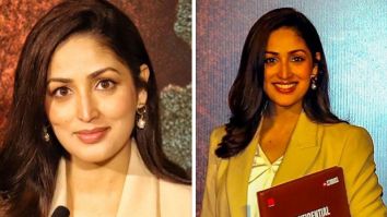 Yami Gautam in a white maxi dress and brown overcoat gives maternity style an upgrade