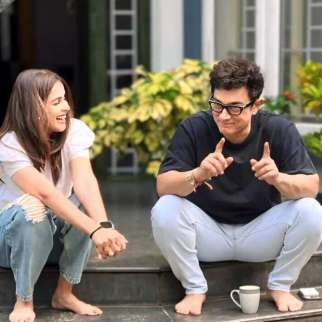 Aamir Khan and Genelia D'Souza share a laugh in behind-the-scenes of Sitaare Zameen Par, see photo
