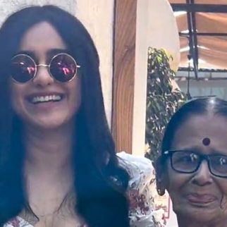 Adah Sharma poses for paps with her cute Nani