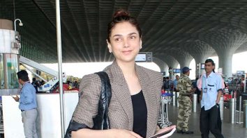 Aditi Rao Hydari opts for a casual airport look as she gets clicked by paps