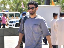 Aditya Roy Kapur poses for paps as he leaves for Mumbai