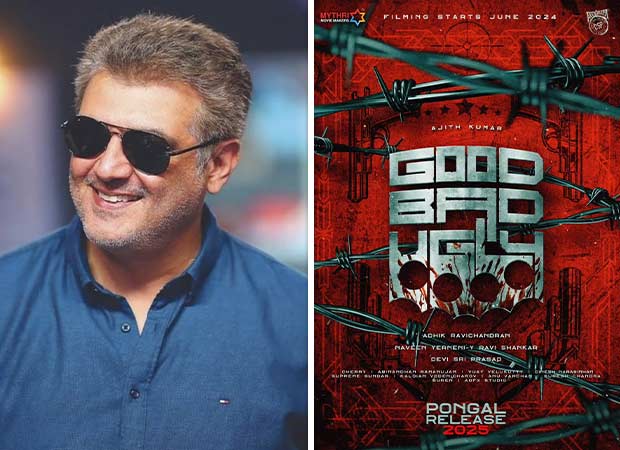 Ajith Kumar’s next titled Good Bad Ugly; Mythri Movie Makers share title poster