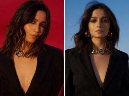 Alia Bhatt styles herself to absolute boss lady perfection in black pantsuit at Gucci event