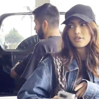 Alizeh Agnihotri rocks the denim jacket as she gets clicked at the airport