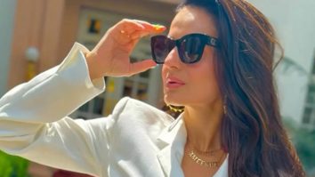Ameesha Patel is event ready in this classy white oversized blazer