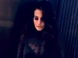 Ameesha Patel looks absolutely fiery in this black mesh top