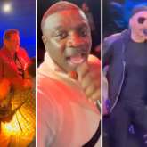 Anant Ambani and Shera lift Salman Khan as Akon and Sukhbir set the groove with Punjabi dhol beats, watch viral video