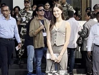 Ananya Panday departs for Jamnagar as she gets clicked at the airport Ananya Panday departs for Jamnagar as she gets clicked at the airport