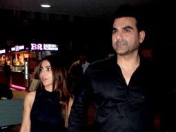 Arbaaz Khan & Sshura Khan hold hands as they get clicked at the airport by paps