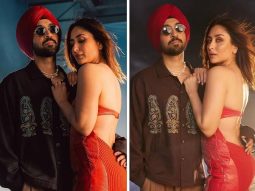 Diljit Dosanjh raises hotness quotient as he poses with Kareena Kapoor Khan from Crew music video shoot: “Tera ni mai LOVER”