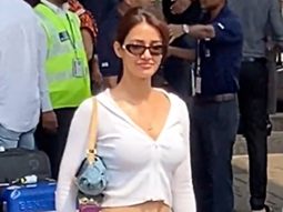 Disha Patani looks classy dressed in denims & crop top at the airport