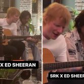 Ed Sheeran does a private performance of ‘Perfect’ for Shah Rukh Khan in this adorable video