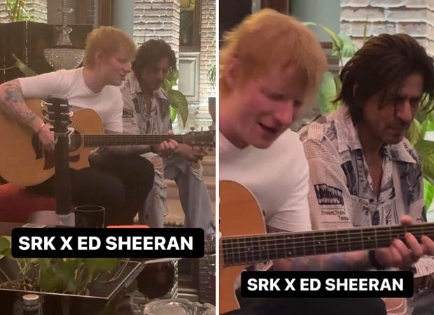 Ed Sheeran does a private performance of ‘Perfect’ for Shah Rukh Khan in this adorable video : Bollywood News