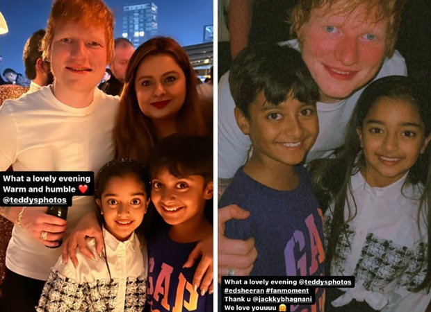 Ed Sheeran meets newlyweds Rakul Preet Singh and Jackky Bhagnani; see pic