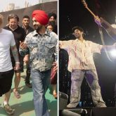 Ed Sheeran shares photos with Diljit Dosanjh, does iconic Shah Rukh Khan pose with Armaan Malik at his Mumbai concert, see pics
