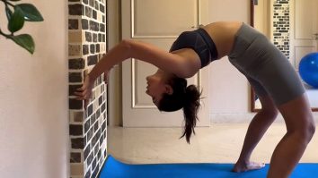 Flexibility on peak! Nikita Dutta shows off her yoga skills