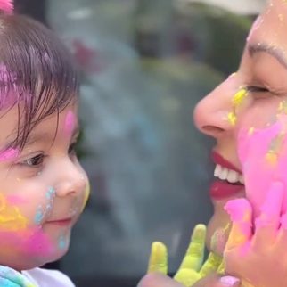Happy little family! Bipasha Basu feels blessed as she celebrates Holi with daughter Devi
