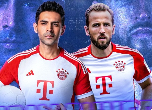 International footballer Harry Kane signs a tee for Kartik Aaryan; check out Chandu Champion actor's reaction