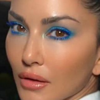 Sunny Leone makes a statement with her bold blue eyes!