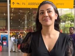 Kajal Aggarwal opts for a casual airport look as she gets clicked
