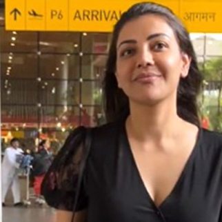 Kajal Aggarwal opts for a casual airport look as she gets clicked