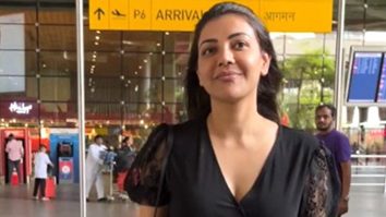 Kajal Aggarwal opts for a casual airport look as she gets clicked