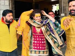 Kangana Ranaut visits Bagalamukhi Temple on 37th birthday; gives fans a sneak peek, see pics