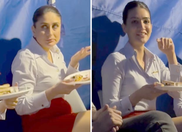 Kareena Kapoor Khan and Kriti Sanon have pizza party on the sets of Crew in new behind-the-scenes video 