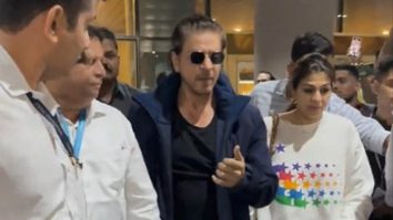 King Shah Rukh Khan gets clicked at the airport by paps reflecting his powerful aura
