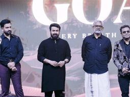 Lucifer duo Mohanlal and Prithviraj Sukumaran reunite for the music launch of The Goat Life with A.R Rahman