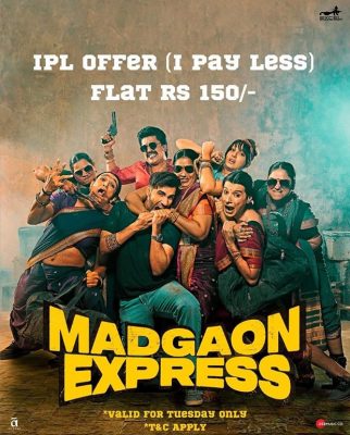 Excel Entertainment’s Madgaon Express available for only Rs. 150 today