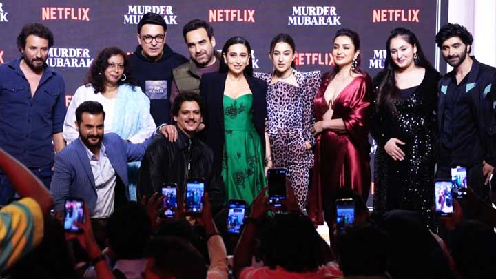 Murder Mubarak Trailer Launch | Sara Ali Khan | Pankaj Tripathi | Sanjay Kapoor |  Vijay Varma | Karisma Kapoor | Dimple Kapadia