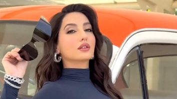 Nora Fatehi looks extremely chic and classy in this BTS look from Madgaon Express