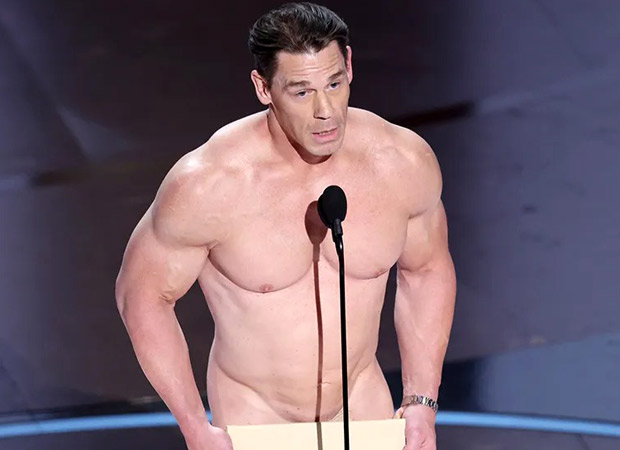 Oscars 2024 John Cena shocks audiences as he appears naked at the Academy Awards stage paying nod to infamous 1974 incident, watch 