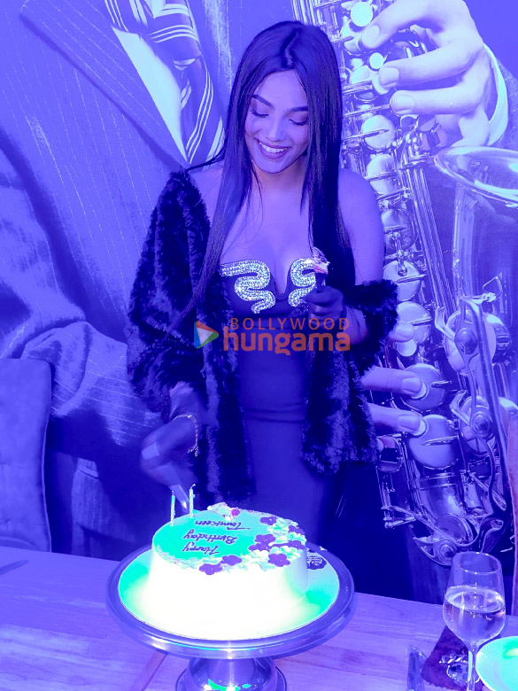 photos bigg boss fame tamkeen khan snapped celebrating her birthday 3