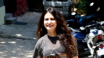 Photos: Fatima Sana Shaikh snapped outside the gym in Bandra
